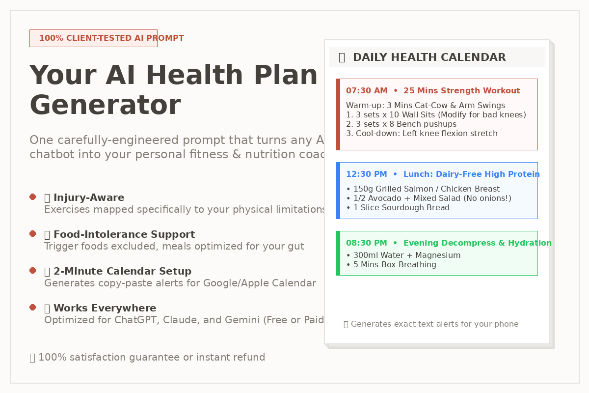 AI Health Plan Generator