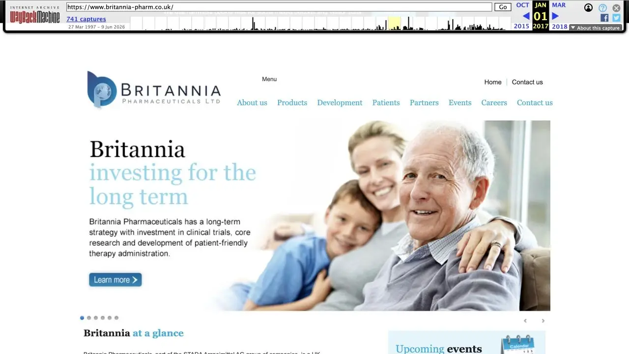 Britannia’s earlier homepage in the Wayback Machine, dated 1 January 2017