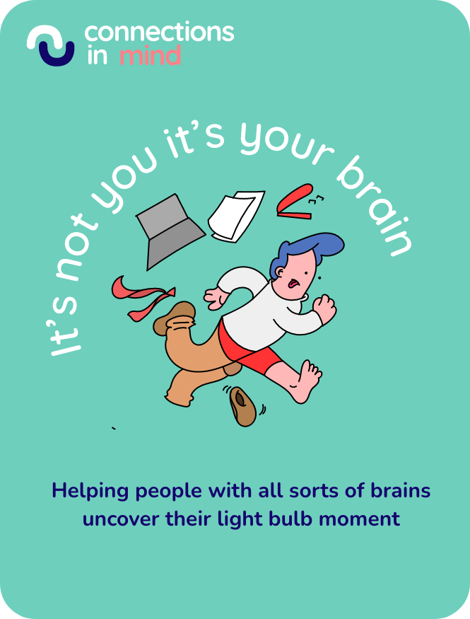 Final brand poster — It's not you, it's your brain