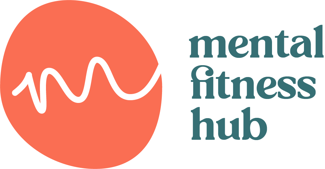Mental Fitness Hub logo — wave mark and wordmark