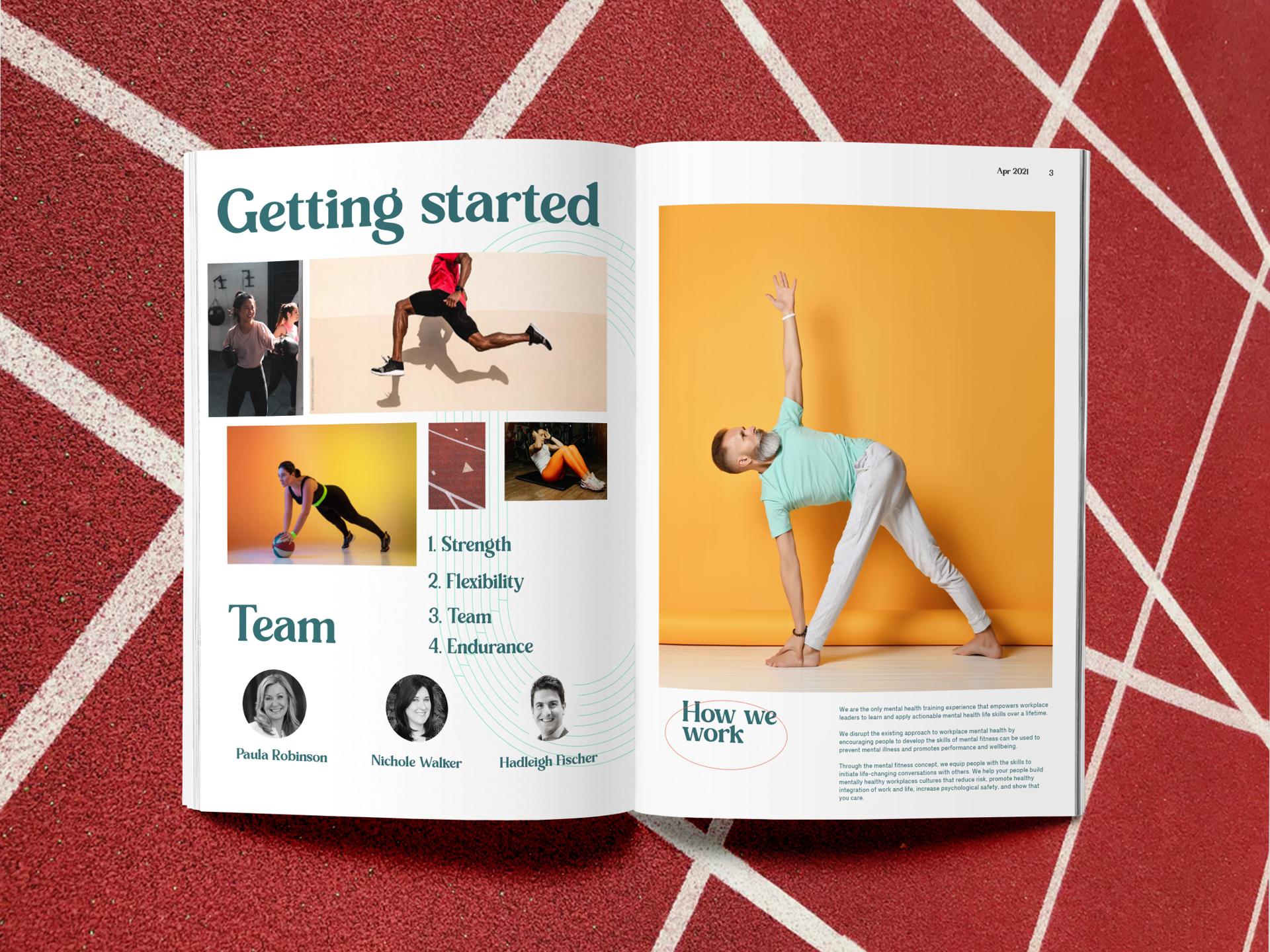 A5 magazine mockup