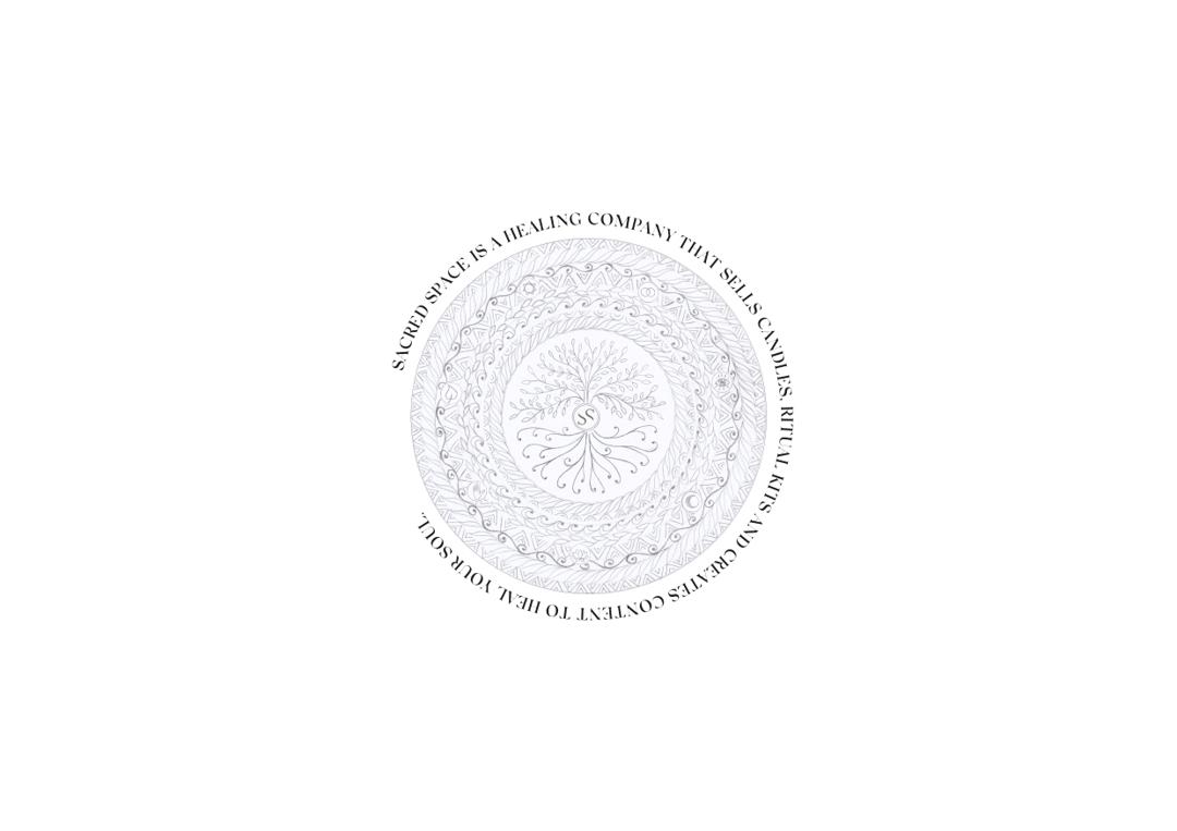 Final mandala emblem with custom letterforms