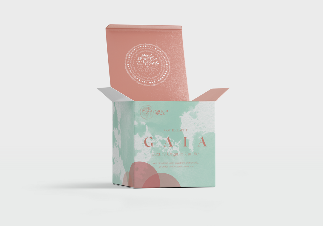 Packaging design mockup